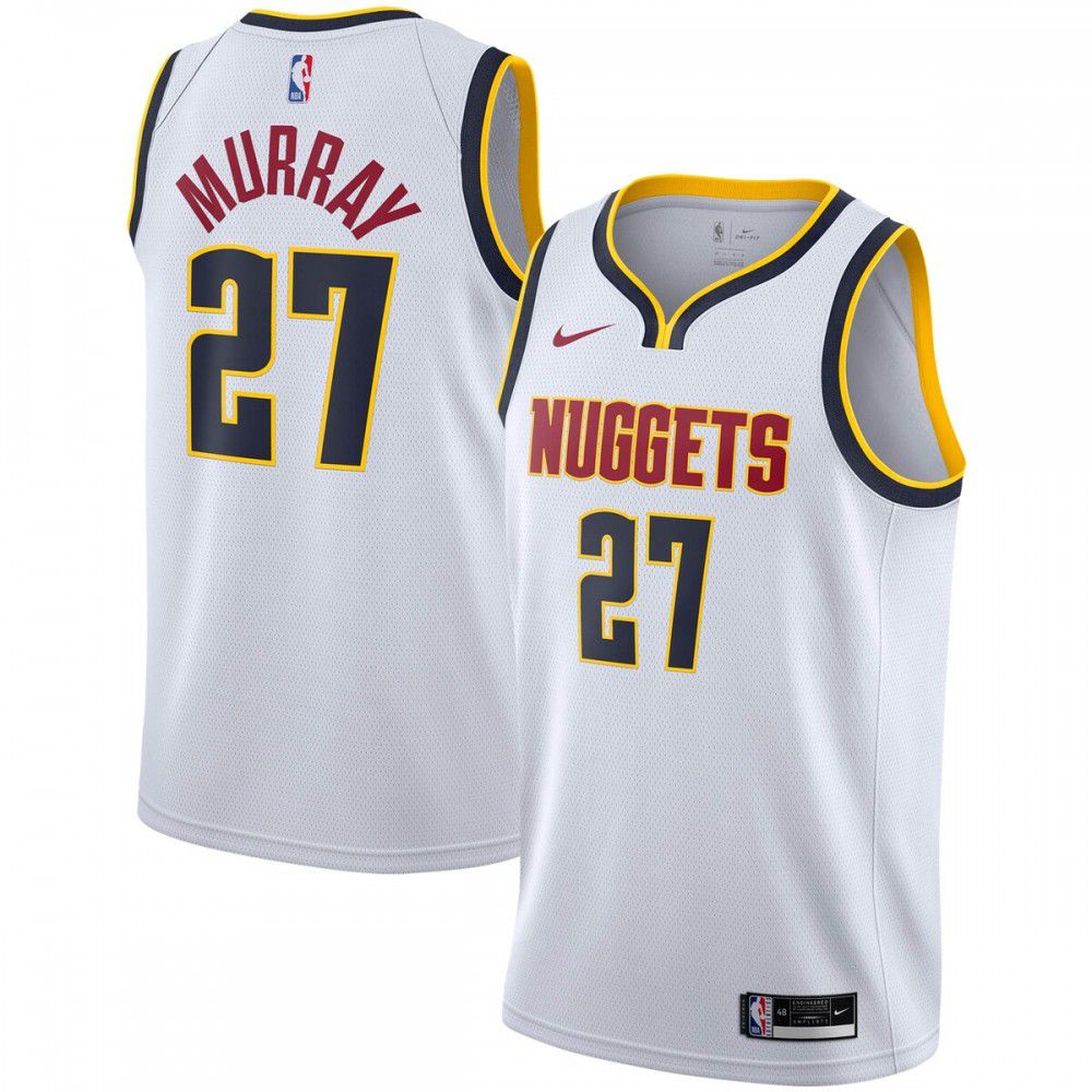 Jamal Murray Denver Nuggets 2020/21 Swingman Player Jersey - Association Edition - White-Pro Kit Vault | Brand New 26/27 Sports Jerseys